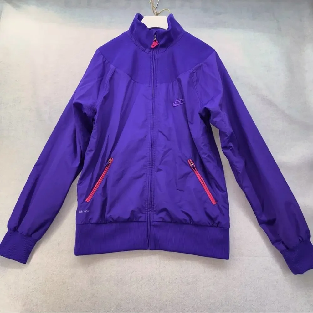 Girls Nike Full Zip Performance Jacket Purple size Youth XL